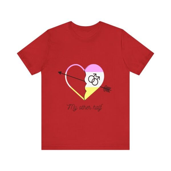 Twink Flag T-shirt Valentines Day Unisex Size - My Other Half - Image 33