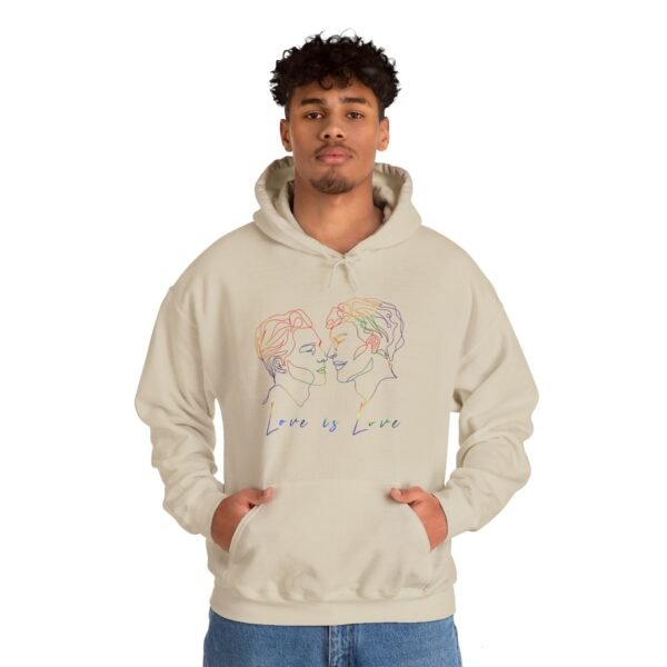 Gay Flag Hoodie Valentine's Day Unisex Size - Love Is Love - Image 18