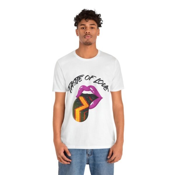 Rubber Flag T-shirt Valentines Day Unisex Size - Taste Of Love - Image 4