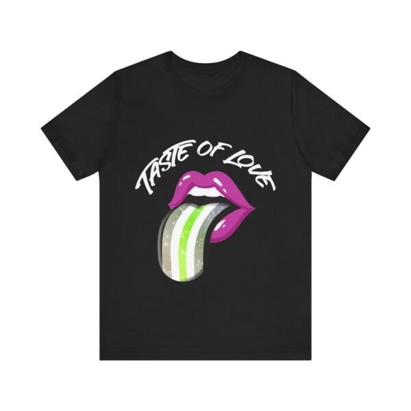 Agender Flag T-shirt Valentines Day Unisex Size - Taste Of Love - Image 9