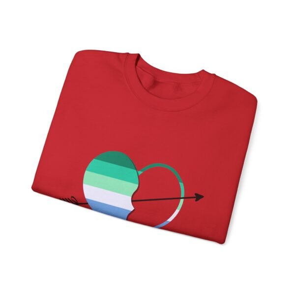Gay Flag Heavy Blend Crewneck Sweatshirt Valentines Day Unisex Size - My Other Half - Image 19