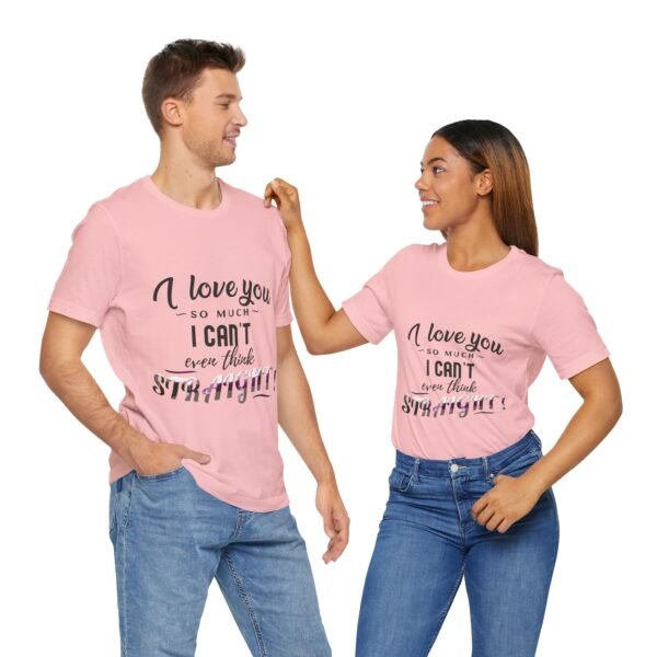 Demisexual Flag T-shirt Valentines Day Unisex Size - I can't Even Think Straight - Image 32