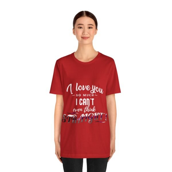 Demisexual Flag T-shirt Valentines Day Unisex Size - I can't Even Think Straight - Image 35