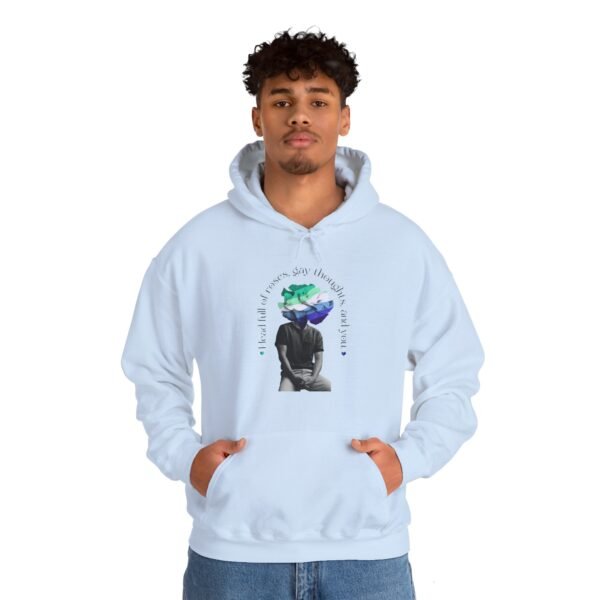 Gay Flag Hoodie Valentine's Day Unisex Size - Head Full Of Roses - Image 18