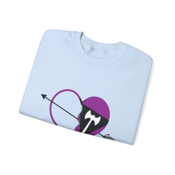 Labrys Lesbian Flag Heavy Blend Crewneck Sweatshirt Valentines Day Unisex Size - My Other Half - Image 11