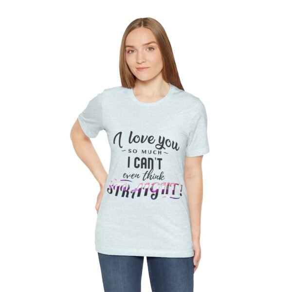 Genderfluid Flag T-shirt Valentines Day Unisex Size - I Can't Even Think Straight - Image 21