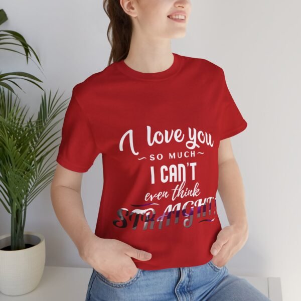 Demisexual Flag T-shirt Valentines Day Unisex Size - I can't Even Think Straight - Image 39