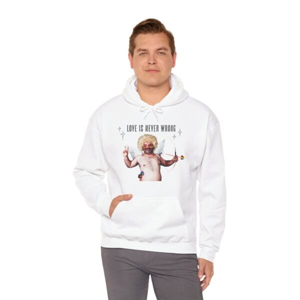 Philadelphia Flag Hoodie Valentine's Day Unisex Size - Love Is Never Wrong - Image 6
