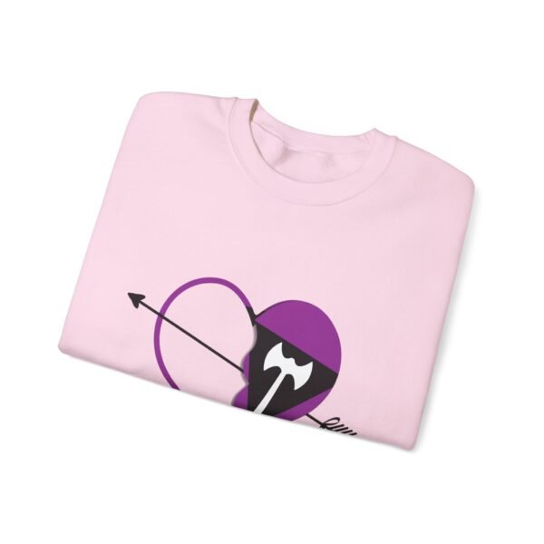 Labrys Lesbian Flag Heavy Blend Crewneck Sweatshirt Valentines Day Unisex Size - My Other Half - Image 15