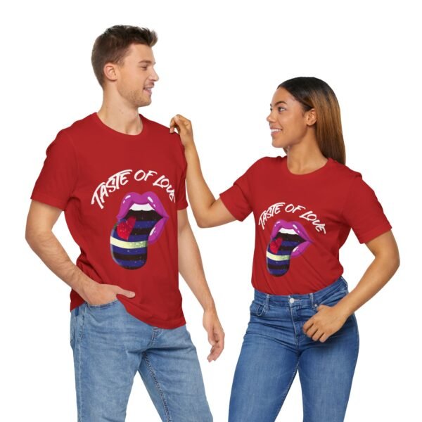 Leather Flag T-shirt Valentines Day Unisex Size - Taste Of Love - Image 40