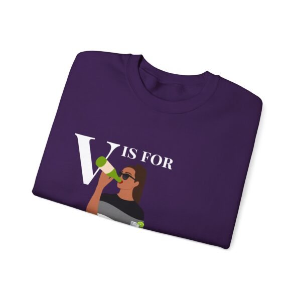 Asexual Flag Heavy Blend Crewneck Sweatshirt Valentines Day Unisex Size - V Is For Valentine - Image 15