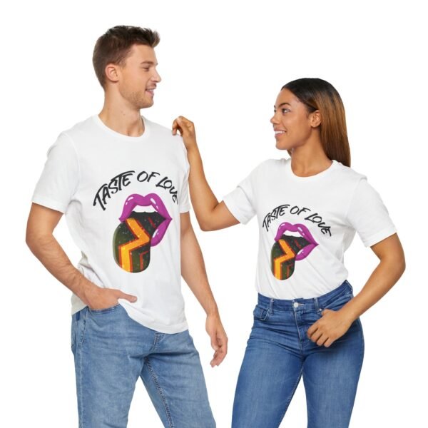 Rubber Flag T-shirt Valentines Day Unisex Size - Taste Of Love - Image 8