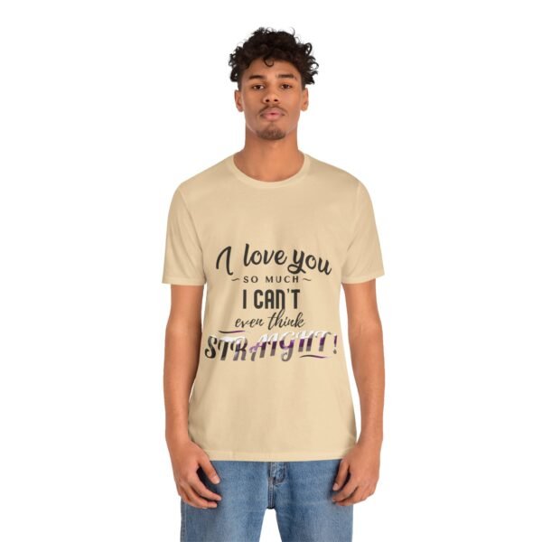 Demisexual Flag T-shirt Valentines Day Unisex Size - I can't Even Think Straight - Image 4