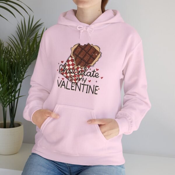 Hoodie Valentine's Day Unisex Size - Chocolate Is My Valentine - Image 35