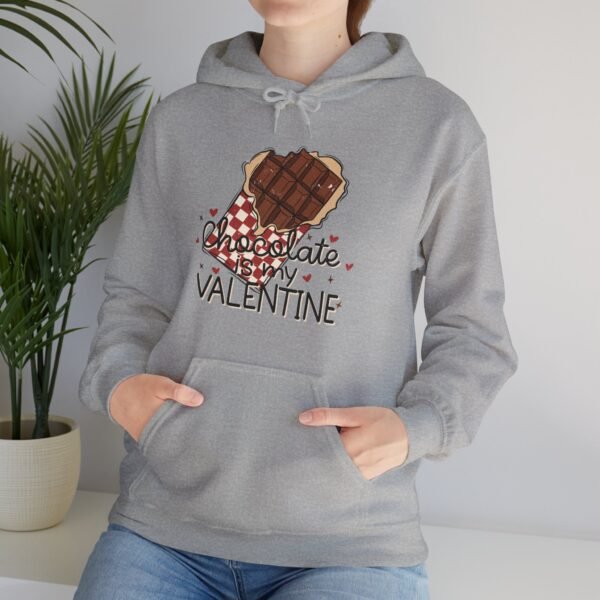 Hoodie Valentine's Day Unisex Size - Chocolate Is My Valentine - Image 21
