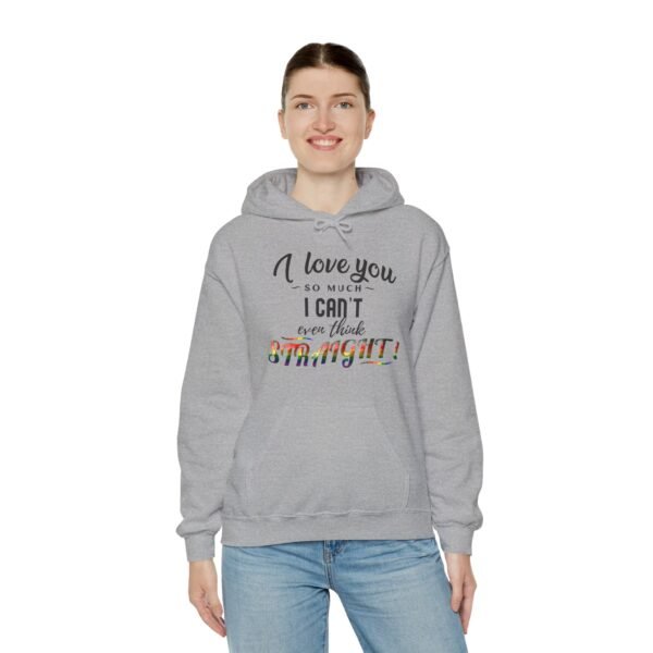 Philadelphia Flag Hoodie Valentine's Day Unisex Size - I Can't Even Think Straight - Image 12