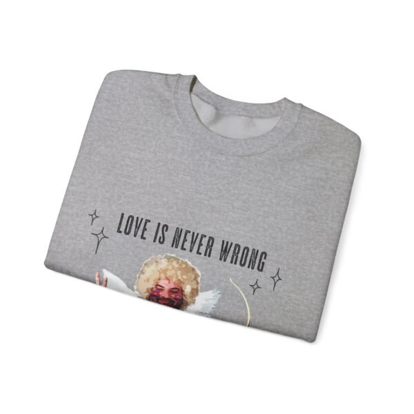 Polyamory Flag Heavy Blend Crewneck Sweatshirt Valentines Day Unisex Size - Love Is Never Wrong - Image 11