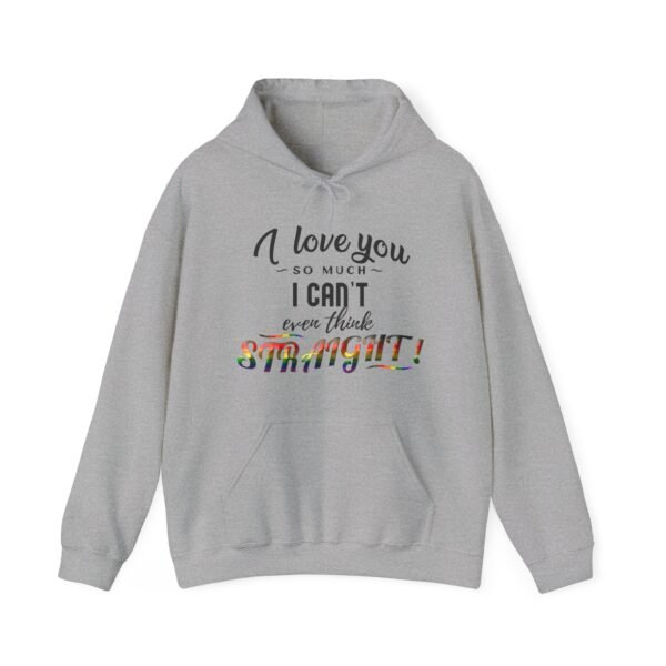 Philadelphia Flag Hoodie Valentine's Day Unisex Size - I Can't Even Think Straight - Image 8