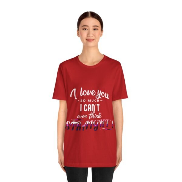 Genderfluid Flag T-shirt Valentines Day Unisex Size - I Can't Even Think Straight - Image 35