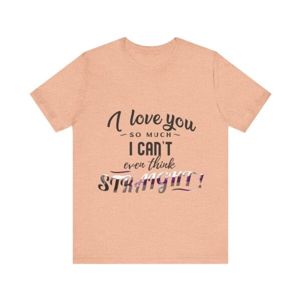Demisexual Flag T-shirt Valentines Day Unisex Size - I can't Even Think Straight - Image 9