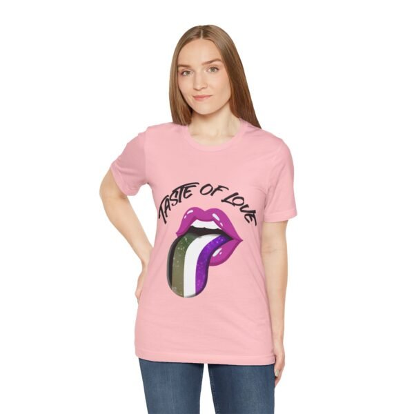 Asexual Flag T-shirt Valentines Day Unisex Size - Taste Of Love - Image 14