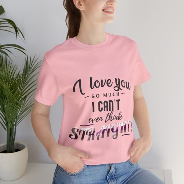 Demisexual Flag T-shirt Valentines Day Unisex Size - I can't Even Think Straight - Image 31