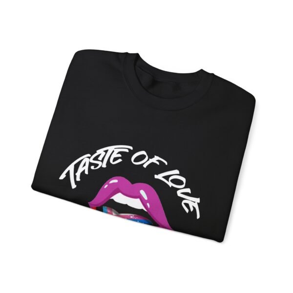 Progress Flag Heavy Blend Crewneck Sweatshirt Valentines Day Unisex Size - Taste Of Love - Image 3