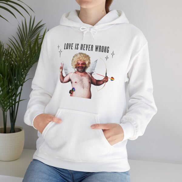 Philadelphia Flag Hoodie Valentine's Day Unisex Size - Love Is Never Wrong - Image 7