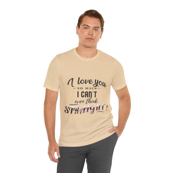 Demisexual Flag T-shirt Valentines Day Unisex Size - I can't Even Think Straight - Image 6