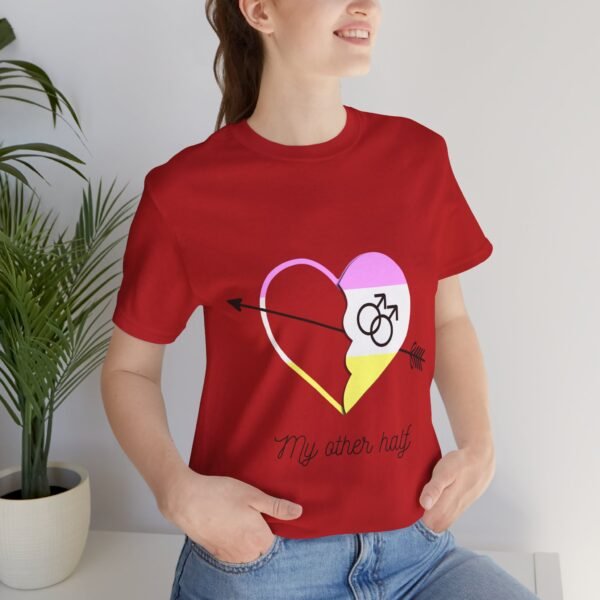 Twink Flag T-shirt Valentines Day Unisex Size - My Other Half - Image 39