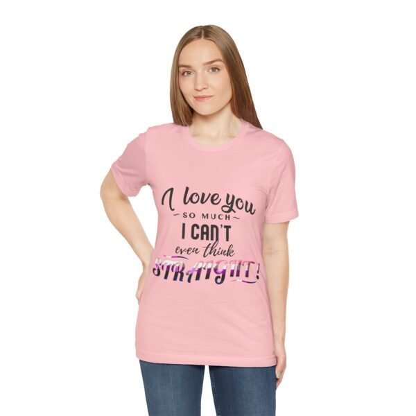 Genderfluid Flag T-shirt Valentines Day Unisex Size - I Can't Even Think Straight - Image 29