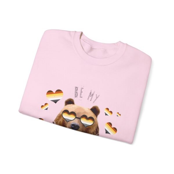 Bear Flag Heavy Blend Crewneck Sweatshirt Valentines Day Unisex Size - Be My Bearlentine - Image 15