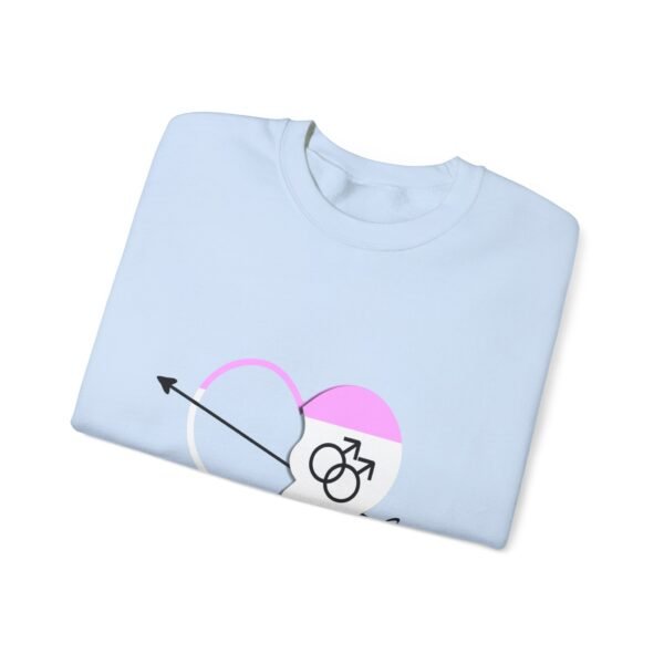 Twink Flag Heavy Blend Crewneck Sweatshirt Valentines Day Unisex Size - My Other Half - Image 7