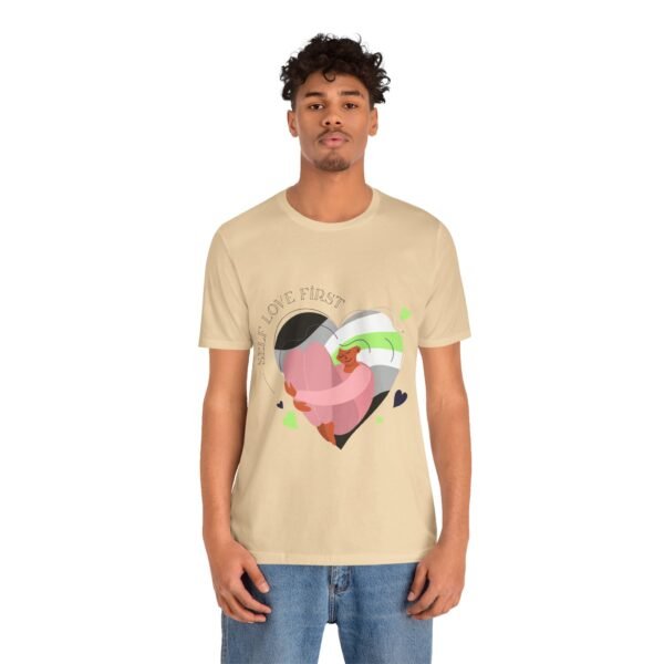 Gender Flag T-shirt Valentines Day Unisex Size - Self Love First - Image 6