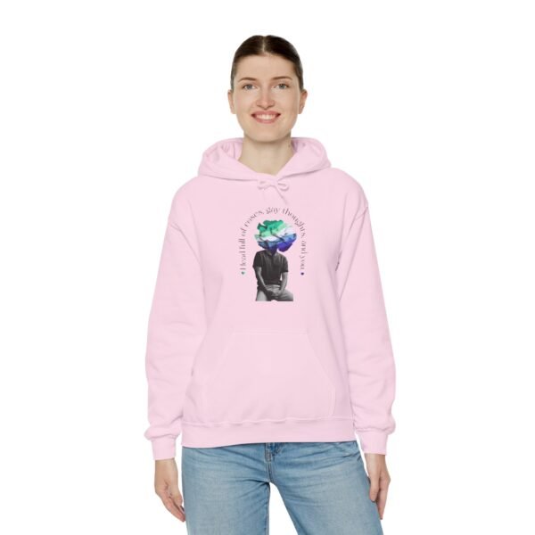 Gay Flag Hoodie Valentine's Day Unisex Size - Head Full Of Roses - Image 26