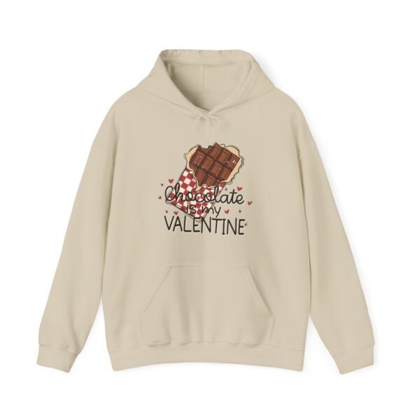 Hoodie Valentine's Day Unisex Size - Chocolate Is My Valentine - Image 8