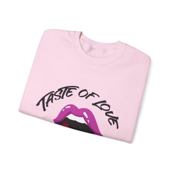 Leather Flag Heavy Blend Crewneck Sweatshirt Valentines Day Unisex Size - Taste Of Love - Image 11