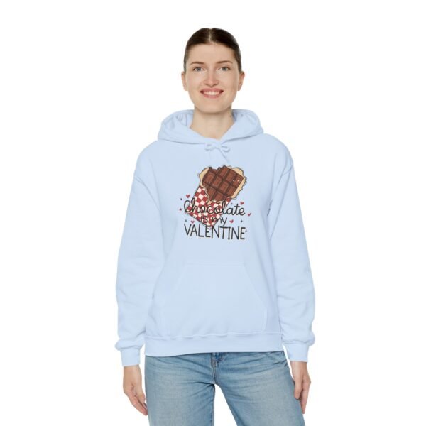 Hoodie Valentine's Day Unisex Size - Chocolate Is My Valentine - Image 26