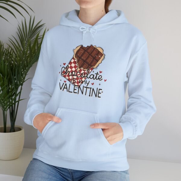 Hoodie Valentine's Day Unisex Size - Chocolate Is My Valentine - Image 28