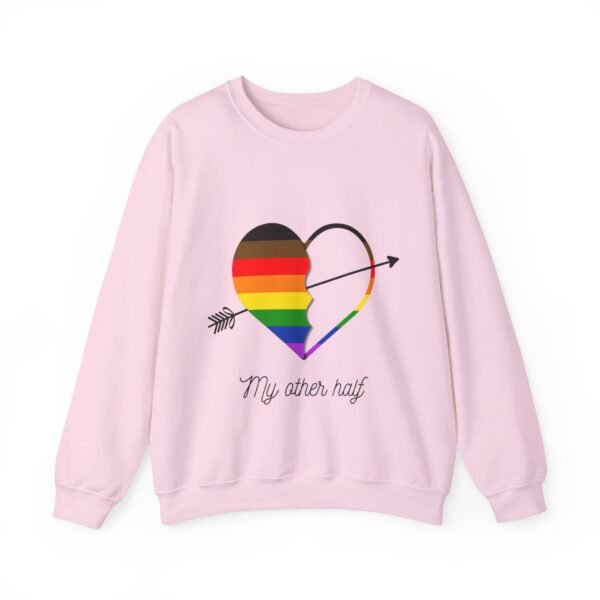Philadelphia Flag Heavy Blend Crewneck Sweatshirt Valentines Day Unisex Size - My Other Half - Image 13
