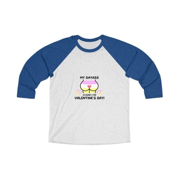 Twink Flag Tri-Blend Raglan Tee Valentines Day Unisex Size - My Gay Ass Is Ready - Image 7