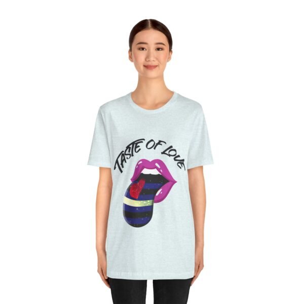 Leather Flag T-shirt Valentines Day Unisex Size - Taste Of Love - Image 19