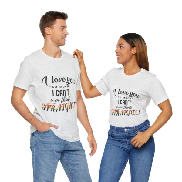 Philadelphia Flag T-shirt Valentines Day Unisex Size - I Can't Even Think Straight - Image 16
