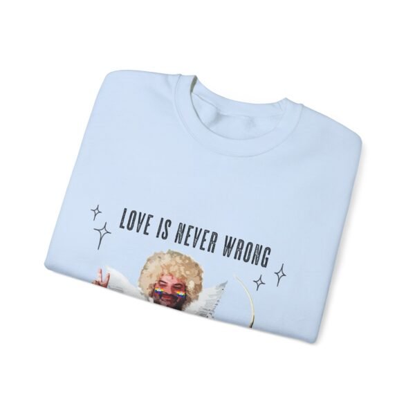 Two Spirit Flag Heavy Blend Crewneck Sweatshirt Valentines Day Unisex Size - Love Is Never Wrong - Image 11