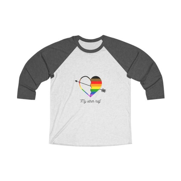 Philadelphia Flag Tri-Blend Raglan Tee Valentines Day Unisex Size - My Other Half