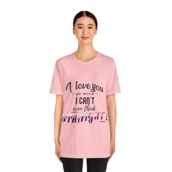 Genderfluid Flag T-shirt Valentines Day Unisex Size - I Can't Even Think Straight - Image 27