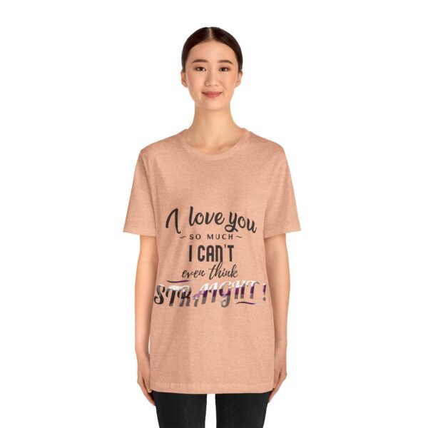 Demisexual Flag T-shirt Valentines Day Unisex Size - I can't Even Think Straight - Image 11
