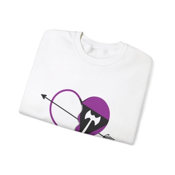 Labrys Lesbian Flag Heavy Blend Crewneck Sweatshirt Valentines Day Unisex Size - My Other Half - Image 3