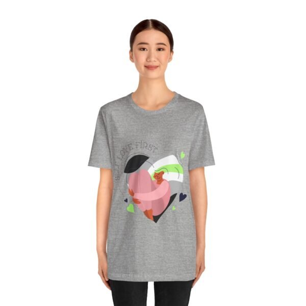 Gender Flag T-shirt Valentines Day Unisex Size - Self Love First - Image 11