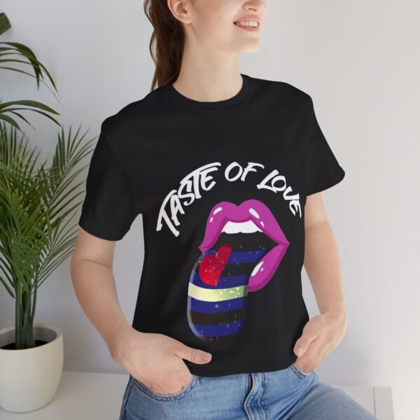 Leather Flag T-shirt Valentines Day Unisex Size - Taste Of Love - Image 15